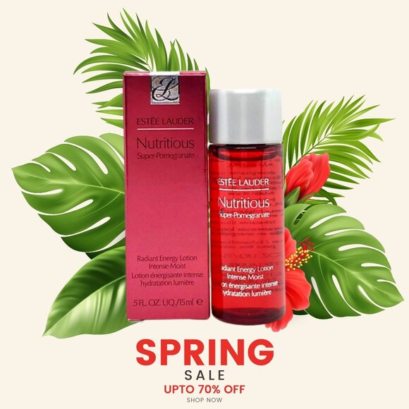 Estee Lauder Nutritious Super-pomegranate Radiant Energy Lotion 0.5 Oz / 15 Ml - Picture 1 of 3